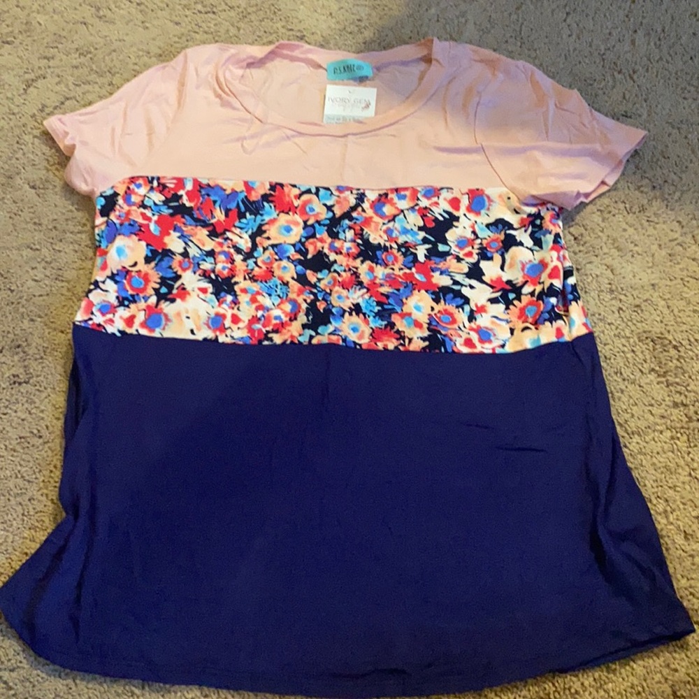 NWT PS Kate color block shirt